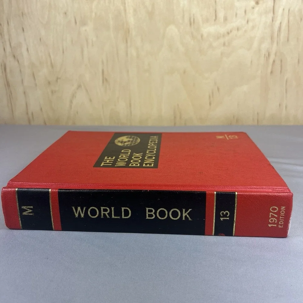 1970 The World Book Encyclopedia Volume M-13 Hardcover Vintage Book